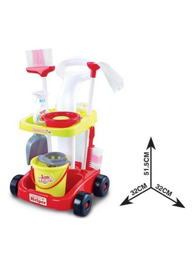 My Cleaning Housekeeping Trolley Little Helper Playset Toy - Image 2