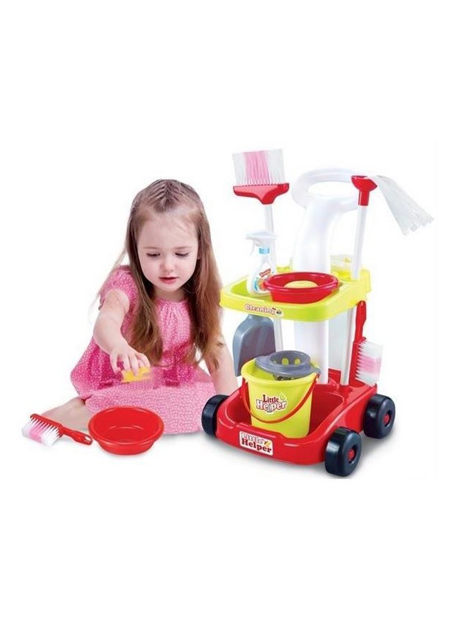 My Cleaning Housekeeping Trolley Little Helper Playset Toy - Image 1