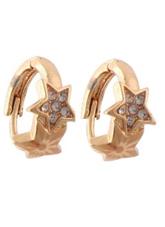 Earring (Takhh) cubic zirconia  for women from Butterfly Shenoute - Gold color 193
