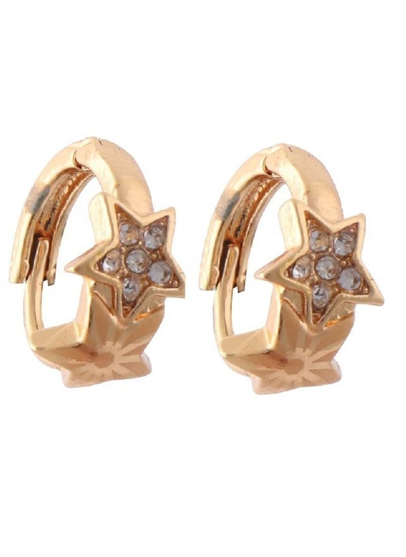Generic - Earring (Takhh) cubic zirconia  for women from Butterfly Shenoute - Gold color 193 - Image 1