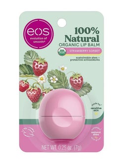 Eos Evolution Of Smooth EOS Natural Lip Balm Strawberry Flavor - 7g  - Image 1