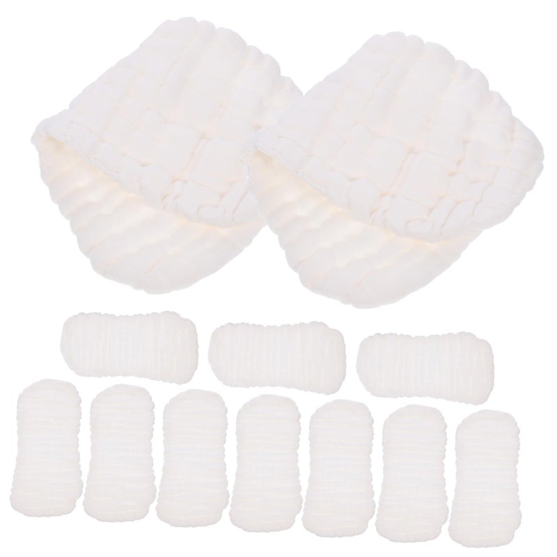 10Pcs Reusable Peanut Shaped Cloth Diaper Liners Breathable Washable Leak Prevention - Image 2