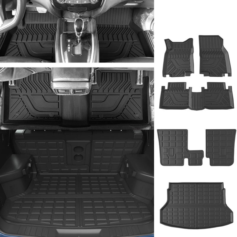 Xipoo Floor Mat Cargo Mat Compatible with 20142020 Nissan Rogue Cargo Liner Backrest Trunk Floor Liner Replacement for 20142020 Nissan Rogue Accessories