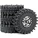 HOBBYSOUL Soft Sticky 61mm 10 Tires Heavy 10 Wheels Rims for RC Crawler 124 Axial AX24 SCX24 FMS FCX24 118 TRX4M Upgrade - Image 2