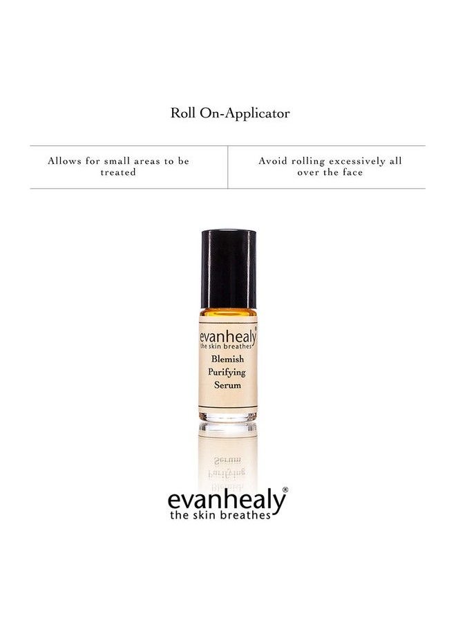 evanhealy - Blemish Purifying Facial Serum Rollon ; Natural Acne Spot Treatment With Essential Oil For Oily & Sensitive Skin ; Rosehip Seed Oil & No Drying Alcohol - Image 1