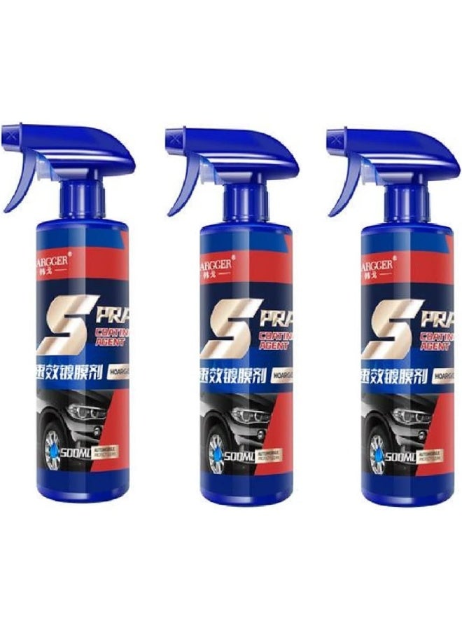 Generic Car Paint Spray Polish Ceramic 3 in 1 Car Shield Coating High Protection, Car Exterior Restorer and Refurbishing Agent  - Image 1