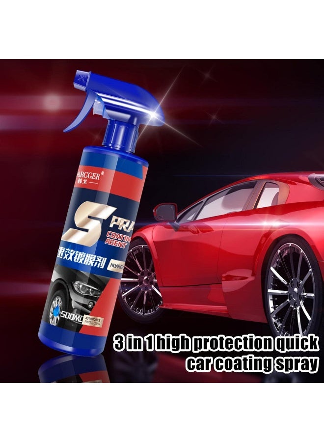 Generic Car Paint Spray Polish Ceramic 3 in 1 Car Shield Coating High Protection, Car Exterior Restorer and Refurbishing Agent  - Image 4