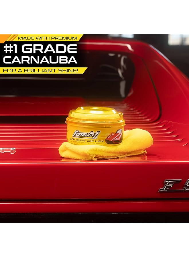 فورمولا 1 شمع كارنوبا للسيارات عالي اللمعان، 12 أونصة، 613762، ارتفاع 12.4 سم × عرض 12.4 سم × عمق 6.6 سم - Image 3