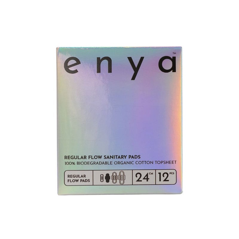 enya Regular Flow Organic Pads - 12 pcs - Image 1