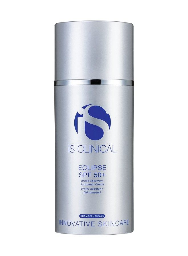 iS CLINICAL كريم واقي شمس إكليبس SPF 50+ أكسيد الزنك كريم شمس ملون خفيف غير دهني لمسة نهائية مطفية للوجه - Image 1