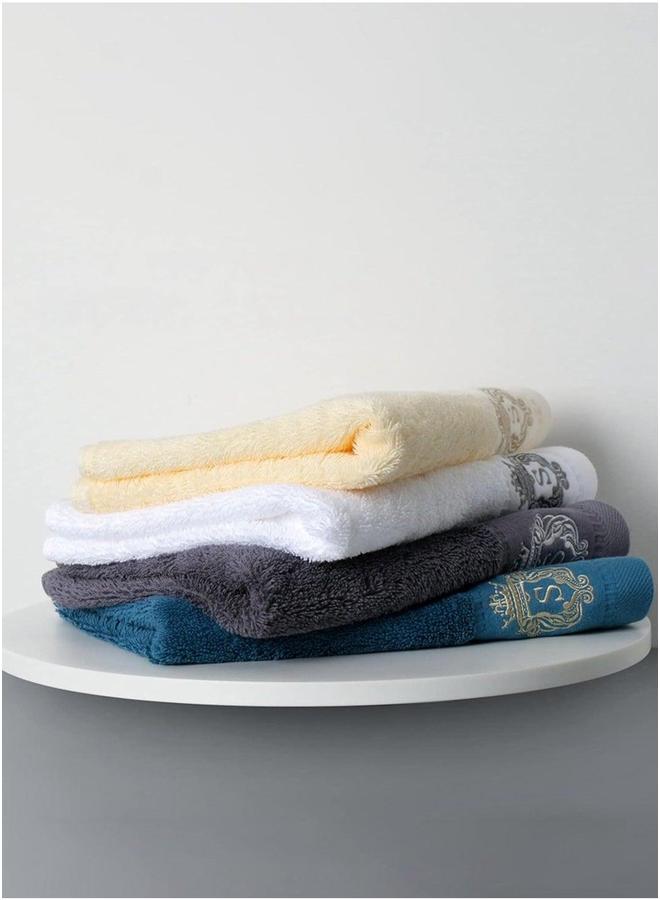 HOMESTAR 3PCS Cotton Bath Towel Set Fast Absorbent Skin-friendly and Soft Towel*1PCS 2PCS Towels Blue - Image 5