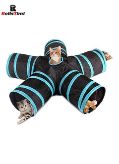 Cat Tunnel Toy 5 Way, Collapsible Cat Playhouse Pet Play Tunnel Tube with Storage Bag - pzsku/Z6F45CEA642197D8A69D5Z/45/_/1716803676/5b0eedcb-e4f8-4d66-9a7e-ed7c876fcea7