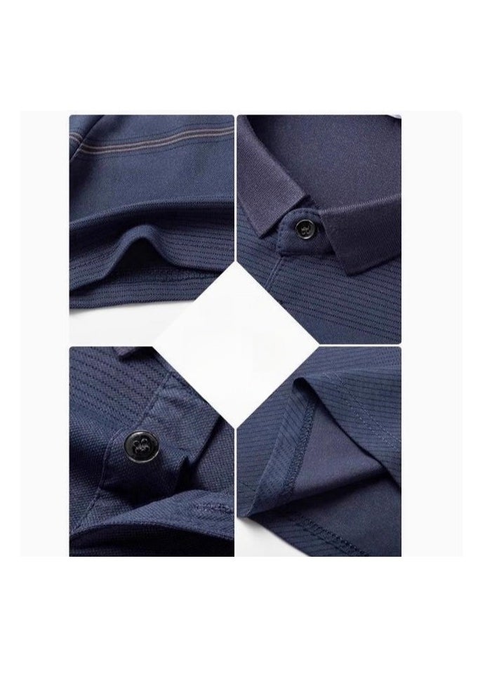 CARTELO Men's Loose And Breathable Short Sleeved T-Shirt Polo Shirt  - Image 4