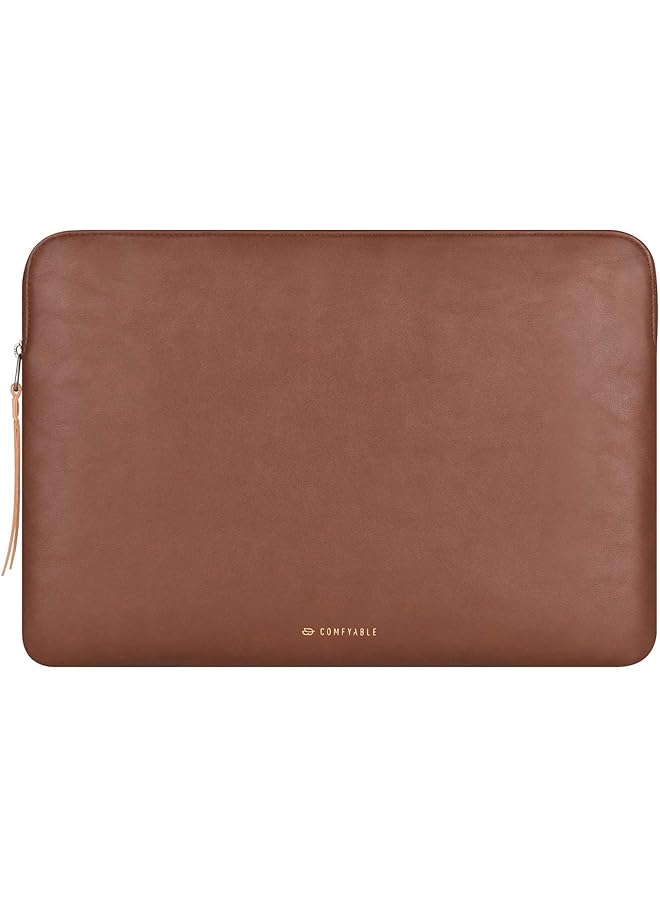 كومفيابل جراب تابلت متوافق مع ايباد برو 11 انش M4 الجيل الرابع والثالث 2022 2021 ايباد اير 11 انش M2 2024 2022 ولوحة مفاتيح سحرية ذكية مع حامل قلم وحقيبة جلدية من البولي يوريثان مقاومة للماء وحافظة رفيعة باللون البني - Image 1