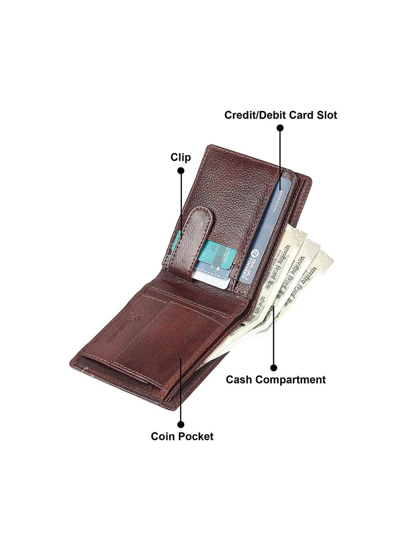Saugat Traders - Saugat Traders Gift for Friend Boys - Men Leather Wallet & Greeting Card - Gift for Male Friend-Birthday Gift - Image 1