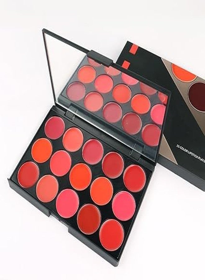 KIRA Cosmetics 15 Color Soft Matte Lipstick Palette - Image 5