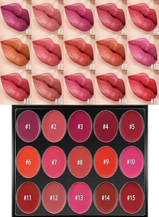 KIRA Cosmetics 15 Color Soft Matte Lipstick Palette - Image 3