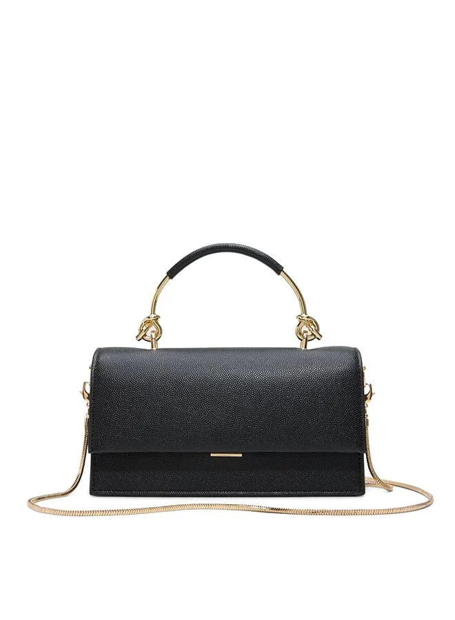 Classicera Ladies Black Top Handle Bag