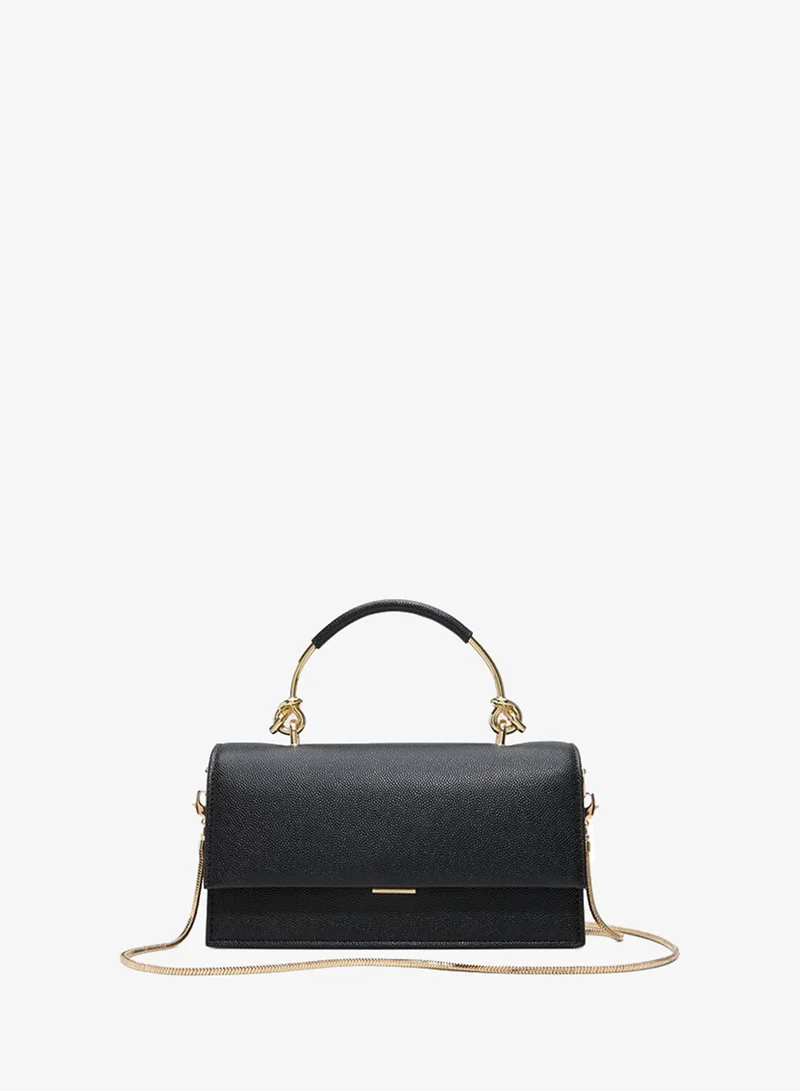 Classicera Ladies Black Top Handle Bag