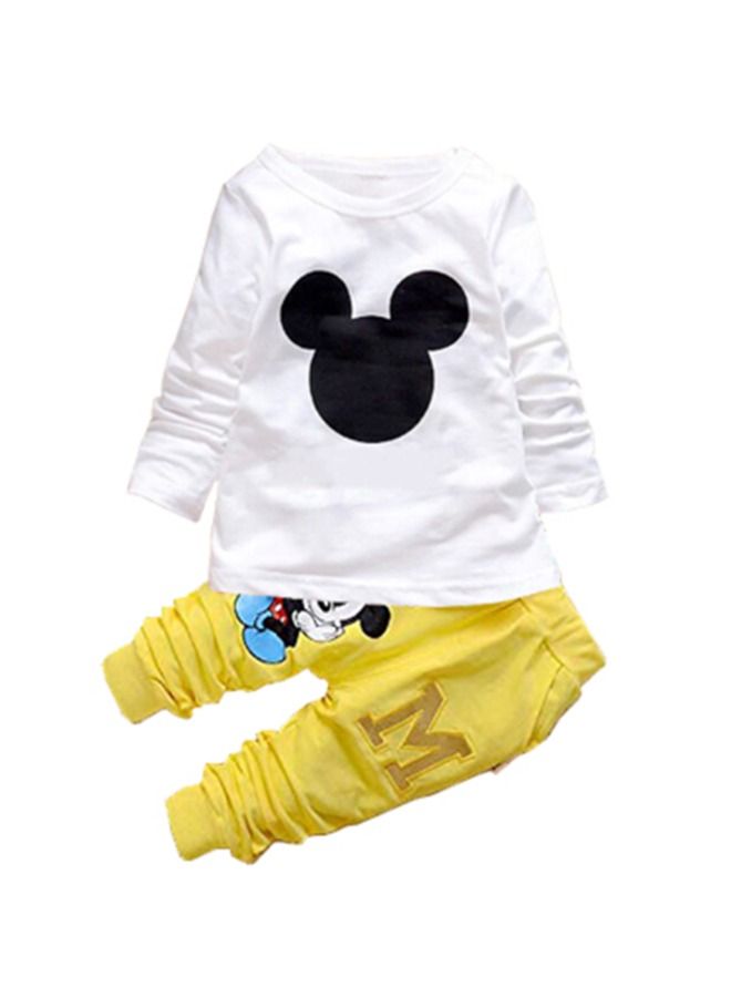 We Happy Mouse 3pcs Hooded Jacket T-shirt Pant Boys Girls Fancy Costume Dress  - Image 2