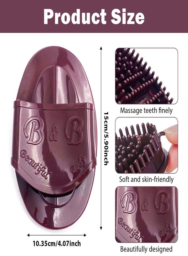 Daureve 2pcs Meridian Massage Brush Set,Upgraded Professional Meridian Massage Brush,Full Body & Scalp Acupressure Tool for Head-to-Toe Relaxation, Salon Quality Comb Gift Idea - Image 2