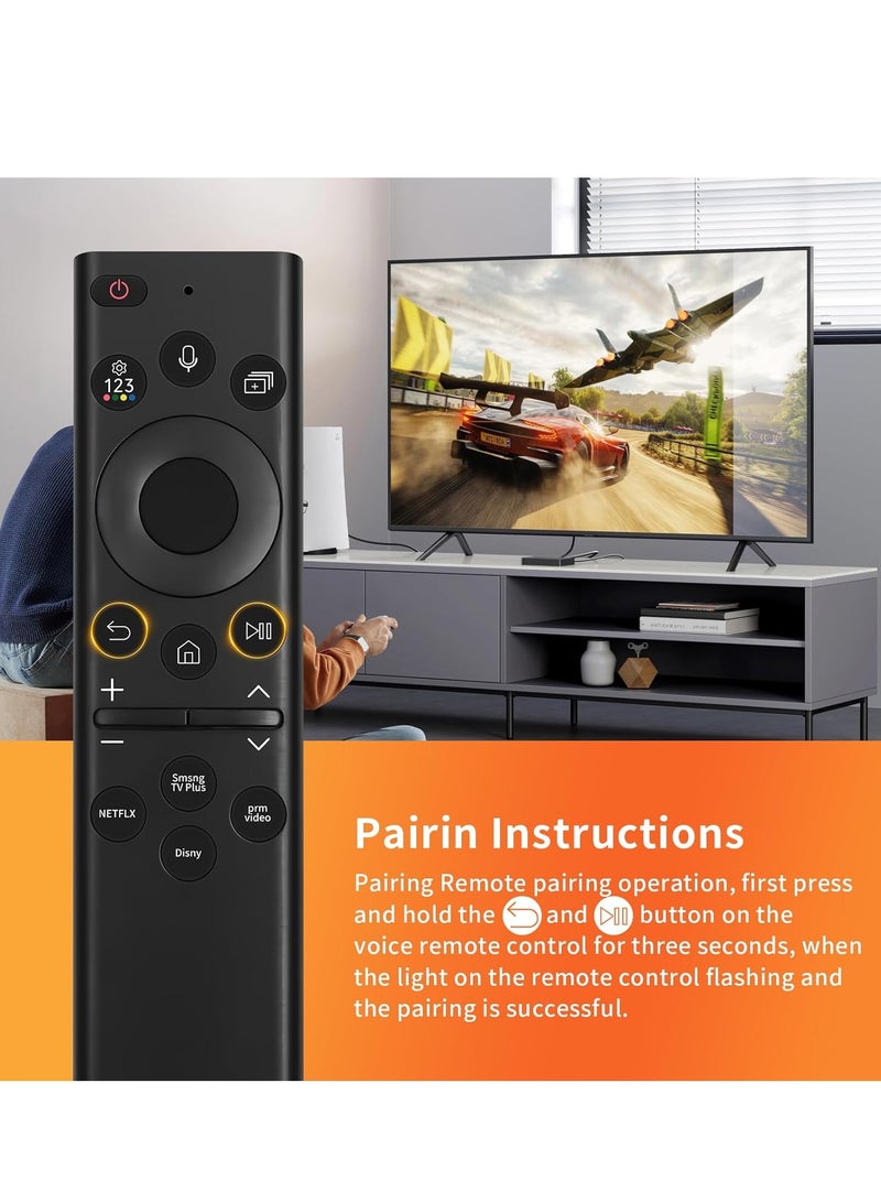 ELTRAZONE BN59-01385A Solar Powered Remote Control for Samsung Smart TVs Compatible with Neo QLED, Frame, and Crystal UHD Series, Type C Charging (2021) with Battery - Image 3