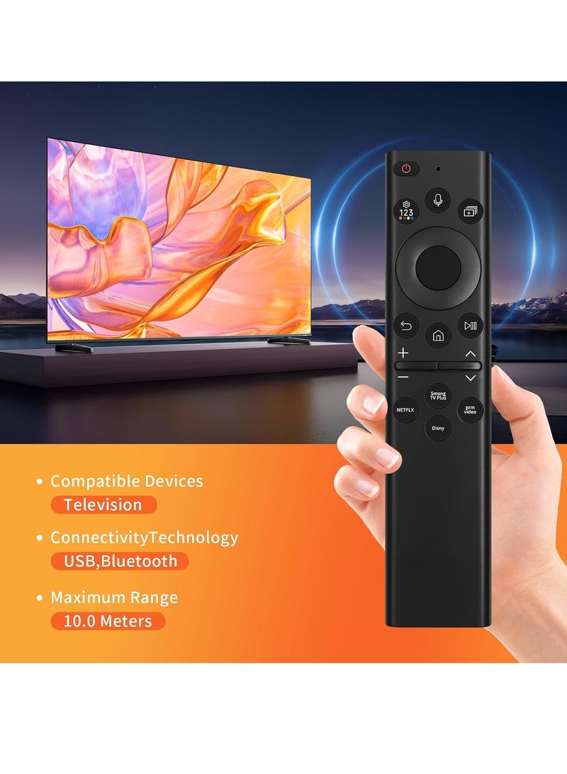 ELTRAZONE BN59-01385A Solar Powered Remote Control for Samsung Smart TVs Compatible with Neo QLED, Frame, and Crystal UHD Series, Type C Charging (2021) with Battery - Image 4