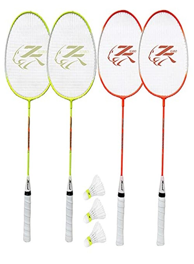 ZIGARO Combo Multicolor Badminton Racquet - Image 1