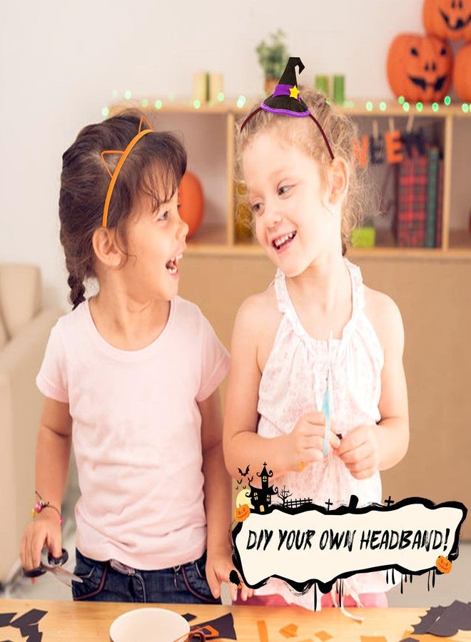 Cinaci 40 Pieces in 20 Colors Colorful 6mm Thin Skinny Stain Covered Metal Headbands Simple Plain DIY Craft Hair Bands Accessories for Women Girls Teens Kids Toddlers - Image 2