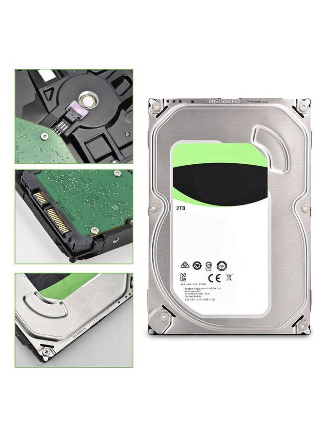 Thoraya SATA 3.5in HDD 1T 2T 3T 4T 6T Desktop Internal High Speed Hard Drive Disk (2T)  - Image 3