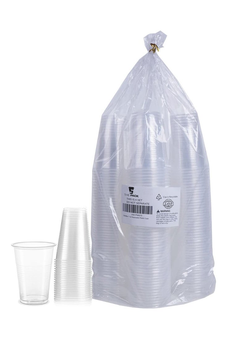 THE PACK - 800 pieces White disposable plastic cup - Image 1
