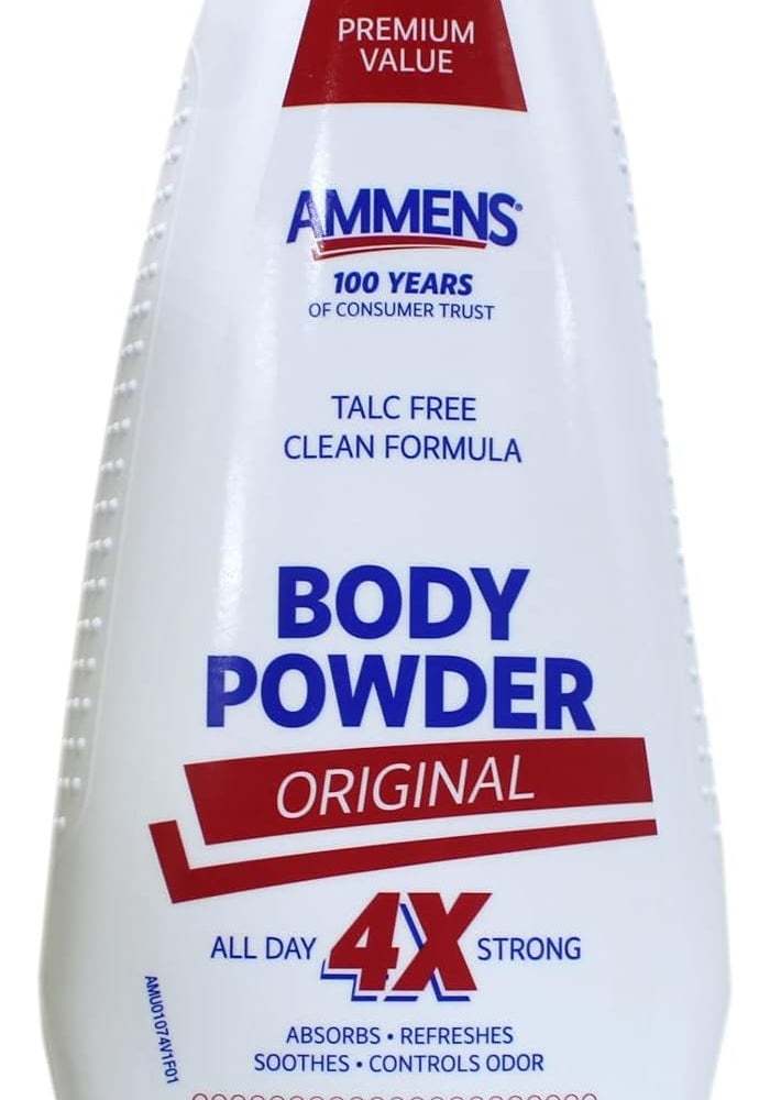 AMMENS Original Medicated Body Powder - Pack of 6 - Image 2