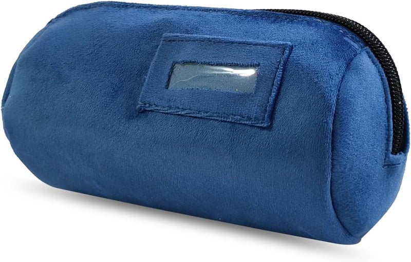 SCIKHEFT Velvet Bangle & Bracelet Organizers and Storage Small Jewelry Roll Organizer Travel, Compact Jewelry Case for Bangles, Bracelets, Watches(Dark Blue) - Image 3