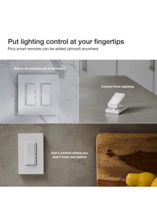 Lutron Caseta Smart Lighting Diva Smart Dimmer Switch Kit, Pico Paddle Remote, and More, Works with Alexa, Apple Home, and The Google Home (Hub Required), 150W, No Neutral Required, DVRF-PKG1D-WH - pzsku/Z6F468FC76EF431DA2DA8Z/45/_/1740118854/4ea33516-7c44-4198-bdf2-78a0259b3d35