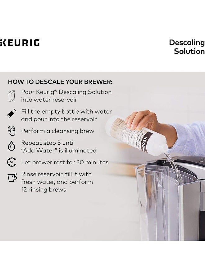 Keurig Descaling Solution For All Keurig 2.0 and 1.0 K-Cup Pod Coffee Makers - Packaging May Vary - Image 3