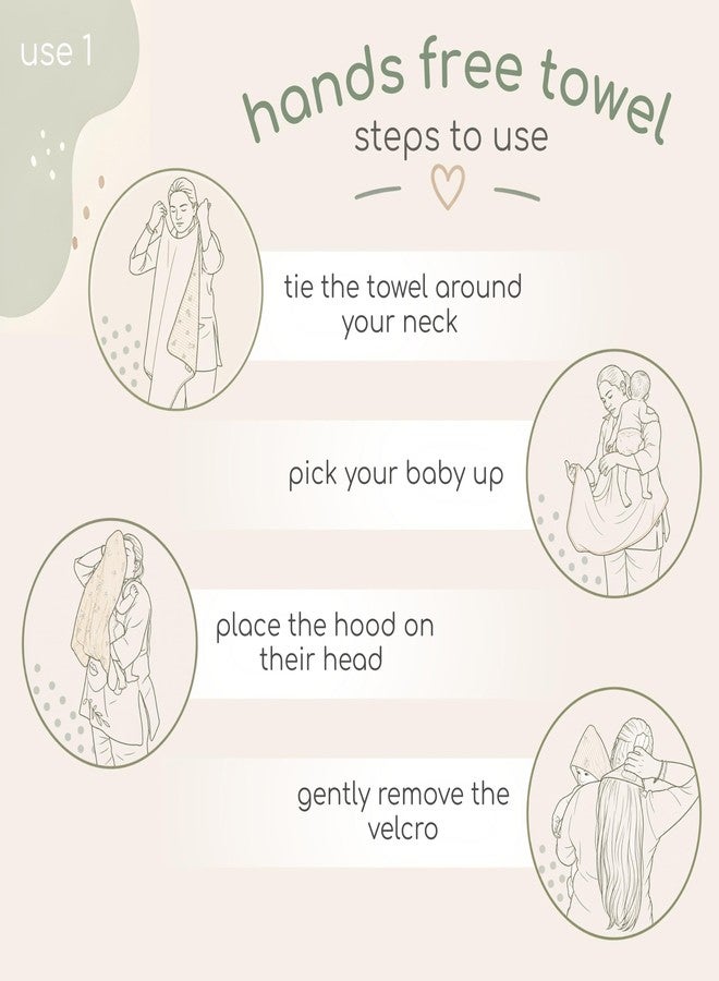 Cocoon Care Bamboo Muslin Cotton Premium 3-in-1 Baby Towel Wrap | Swaddle Wrap & Nursing Cover |3-Layer Ultra-Soft & Breathable Muslin | 35 x 35 Inch |Bluelemon - Image 5