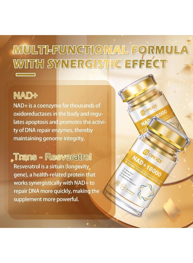 OMOGS NAD+ 18000 Supplement for Healthy Aging - Image 3