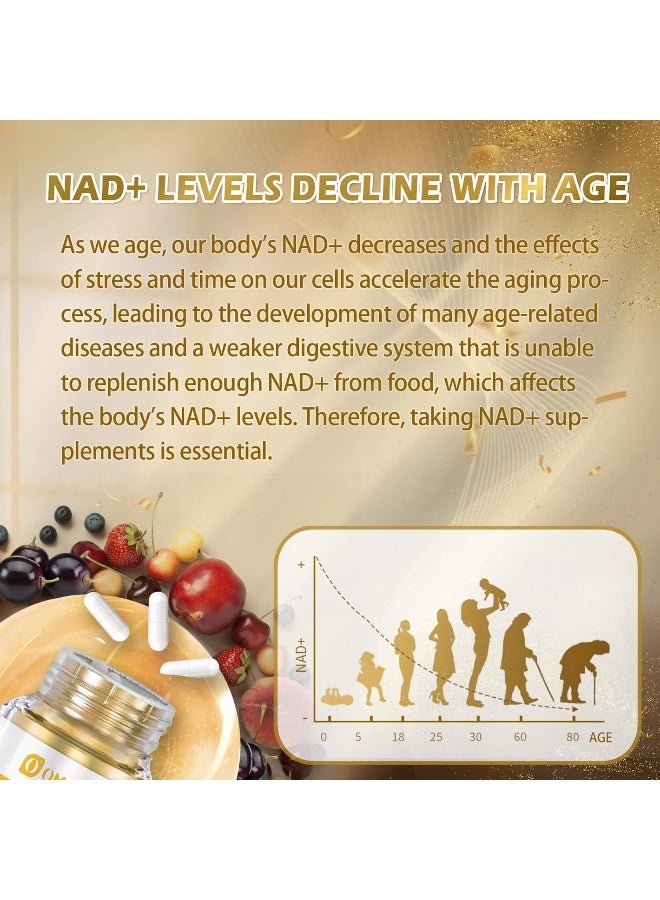 OMOGS NAD+ 18000 Supplement for Healthy Aging - Image 4