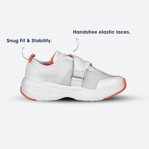 buds Healthy Kids Shoes |Orange Pop| 7-7.5 Years | Wide Toe Box Shoe | Casual Sports Shoe's | Comfortable Shoes for Boys, Girls | Party-Shoes | Lightweight and Breathable | Shoes with Arch Support - Image 4