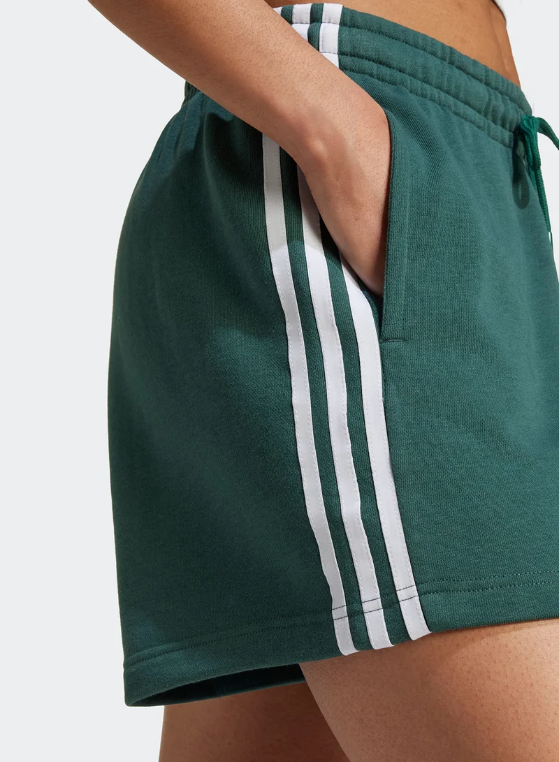 adidas Originals 3 Stripe Shorts French Terry
