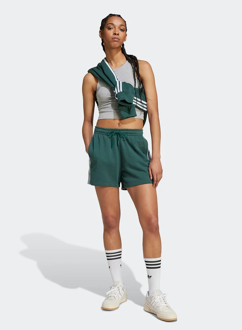 adidas Originals 3 Stripe Shorts French Terry