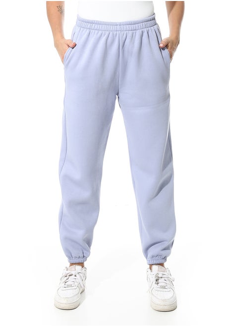 Elastic Waist Fleeced Pants_Lavender