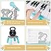 deAO Toddler Piano for Girls 36 Years 25 Key Baby Piano Keyboard with Stool Microphone22 Songs Educational Musical Toy Birthday Christmas Girls Gifts Blue - Image 4