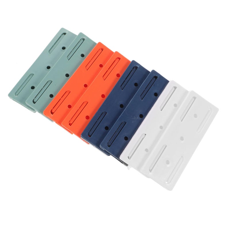 Adhesive Wall Mount Holder For Power Strip Cord Organization 8 Pieces Set - Image 2