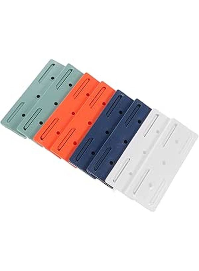 Adhesive Wall Mount Holder For Power Strip Cord Organization 8 Pieces Set - Image 1