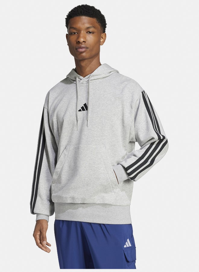Adidas essentials three stripes french terry men's hooded sweatshirt  - Image 1