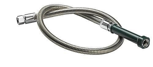 Krowne 21-134L 60" Low Lead Pre-Rinse Hose Replacement Kit with Grip | Commercial Kitchen Bar Sink Accessory for Restaurant Cafeteria Catering | 400 PSI | 11.7"L x 10.5"W x 2"H, Stainless Steel, NSF - Image 4