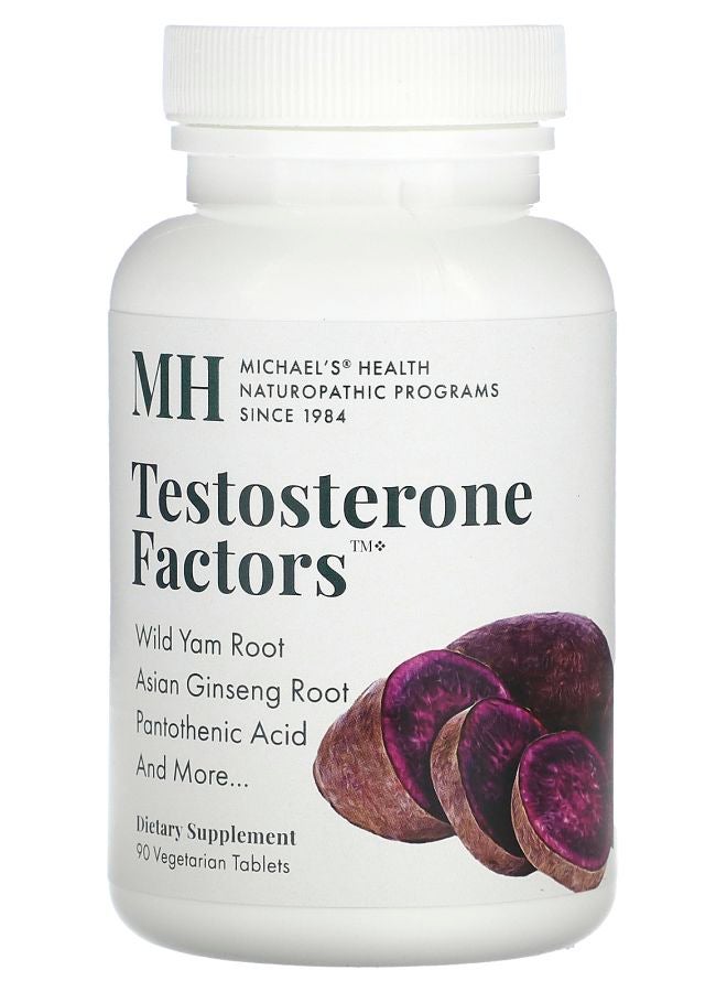 Michael's Naturopathic Testosterone Factors 90 Vegetarian Tablets