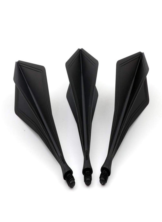CUESOUL Very Slim TRAJ AK8 New Integrated Dart Flights and Shafts Diamond Shape,Dart Flight Black Set of 3 - Image 5