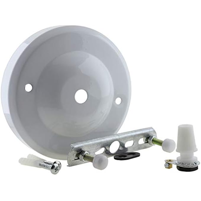 VINTAGE PERIOD STYLED COMPLETE METAL CEILING ROSE WITH NYLON CORD GRIP (FULLY EARTHED) IN GLOSS WHITE FINISH - Image 2